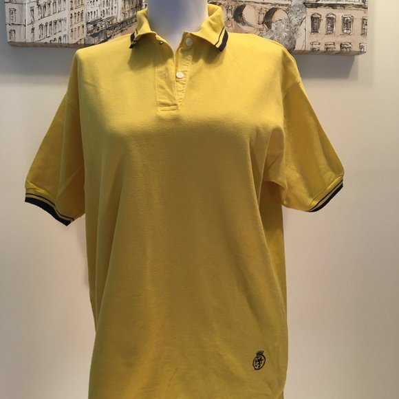 Tommy Hilfiger Tops - Tommy Hilfiger Vintage Bright Yellow Polo